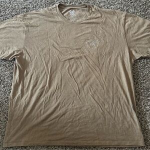 Vortex Men's Tan Short Sleeve Tee